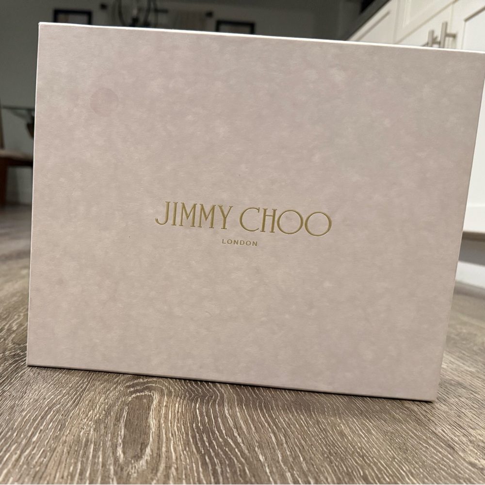 NEW Jimmy Choo - Black Patent Leather Sandals - Picture 2 of 4